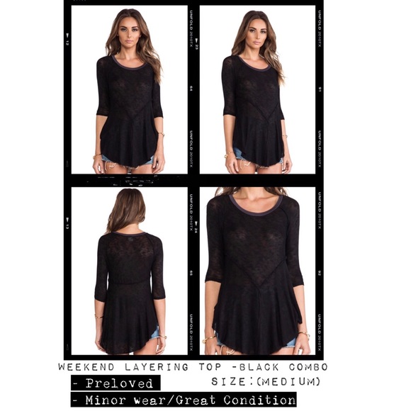 FREE PEOPLE - WKND LAYERING TOP - Picture 2 of 8